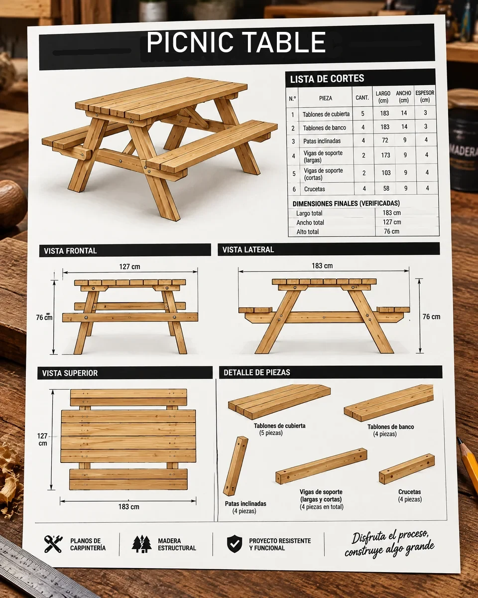Picnic table plan