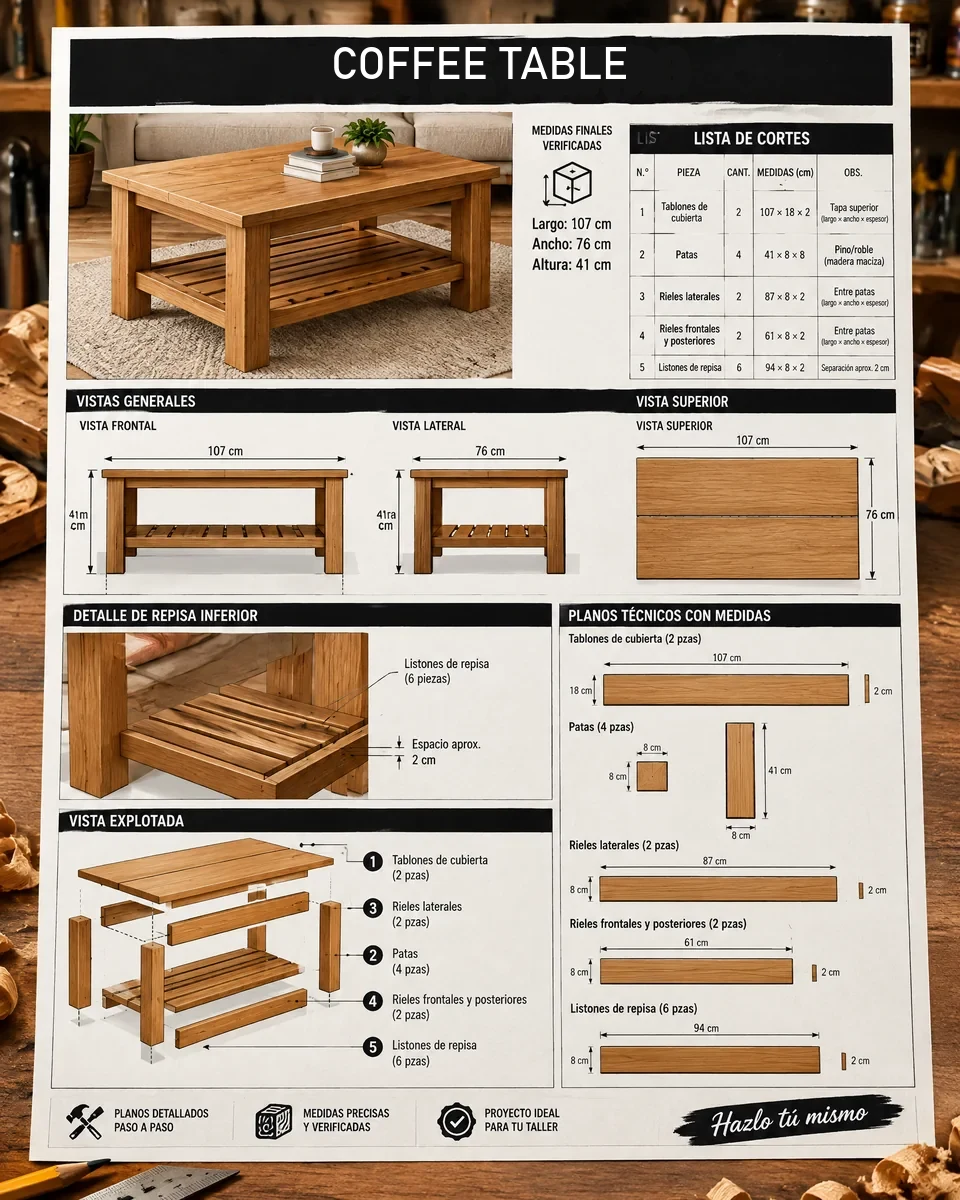Coffee table plan